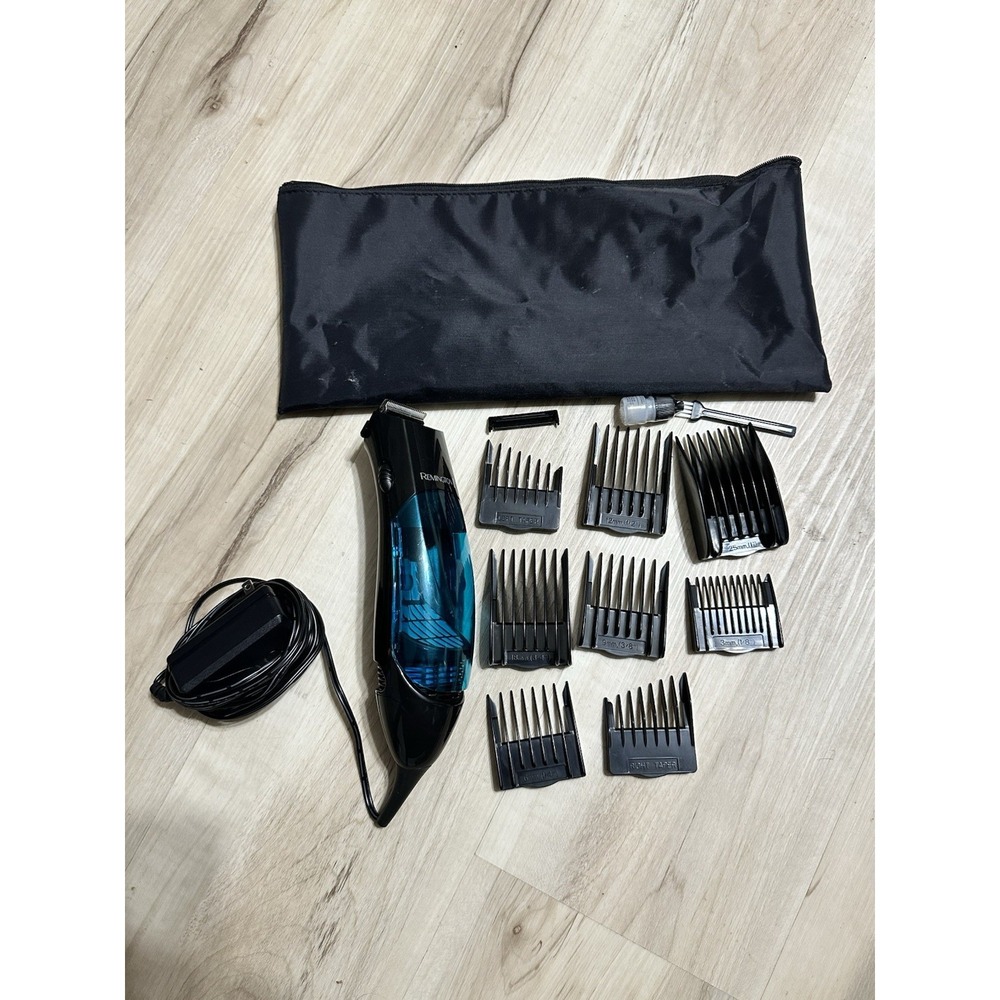 Remington Men's Corded Electric Hair Clipper Kit with Vacuum - HKVAC2000 Working